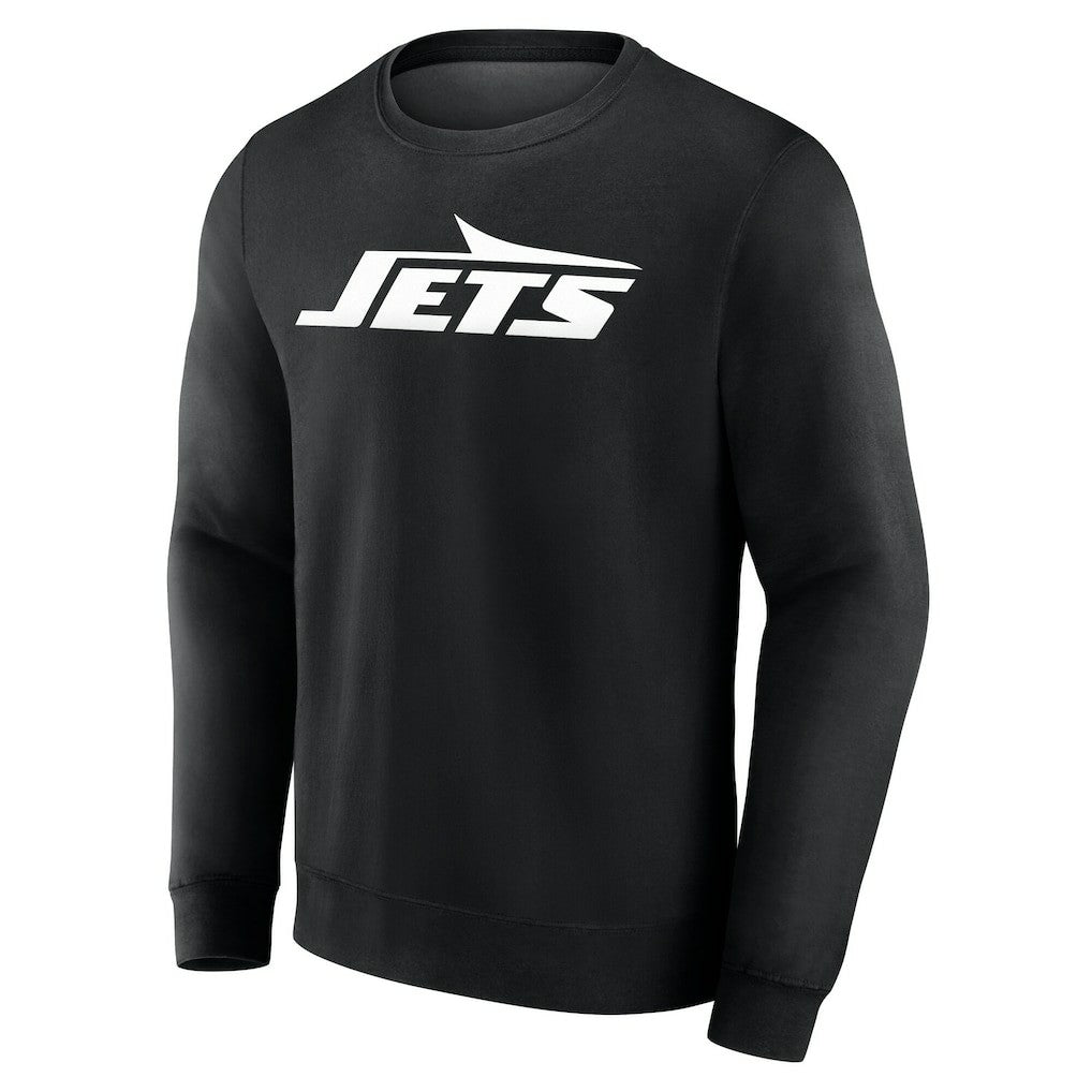 New York Jets Team Authentic Personalized Name & Number Sweatshirt - Black sale