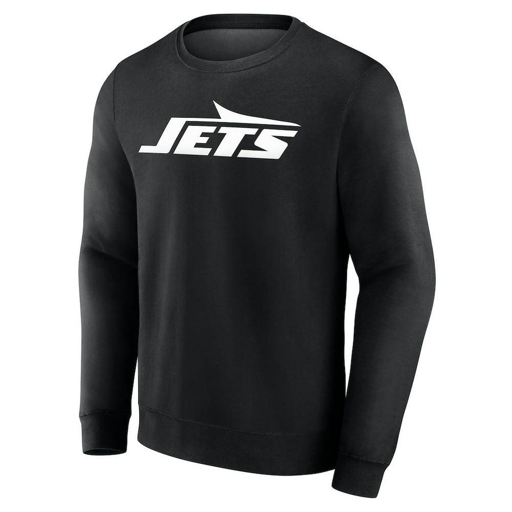 New York Jets Team Authentic Personalized Name & Number Sweatshirt - Black sale