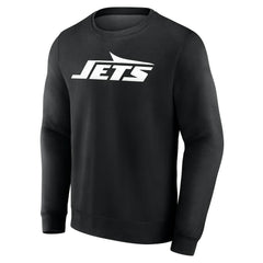 New York Jets Team Authentic Personalized Name & Number Sweatshirt - Black sale