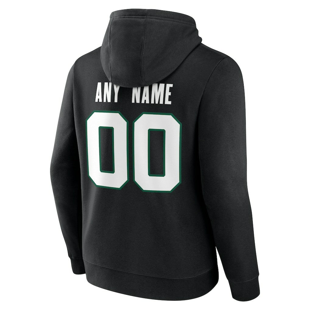 New York Jets Team Authentic Personalized Name & Number Hoodie - Black online