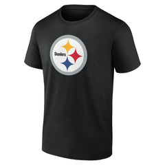 Pittsburgh Steelers Team Authentic Personalized Name & Number T-Shirt - Black discount