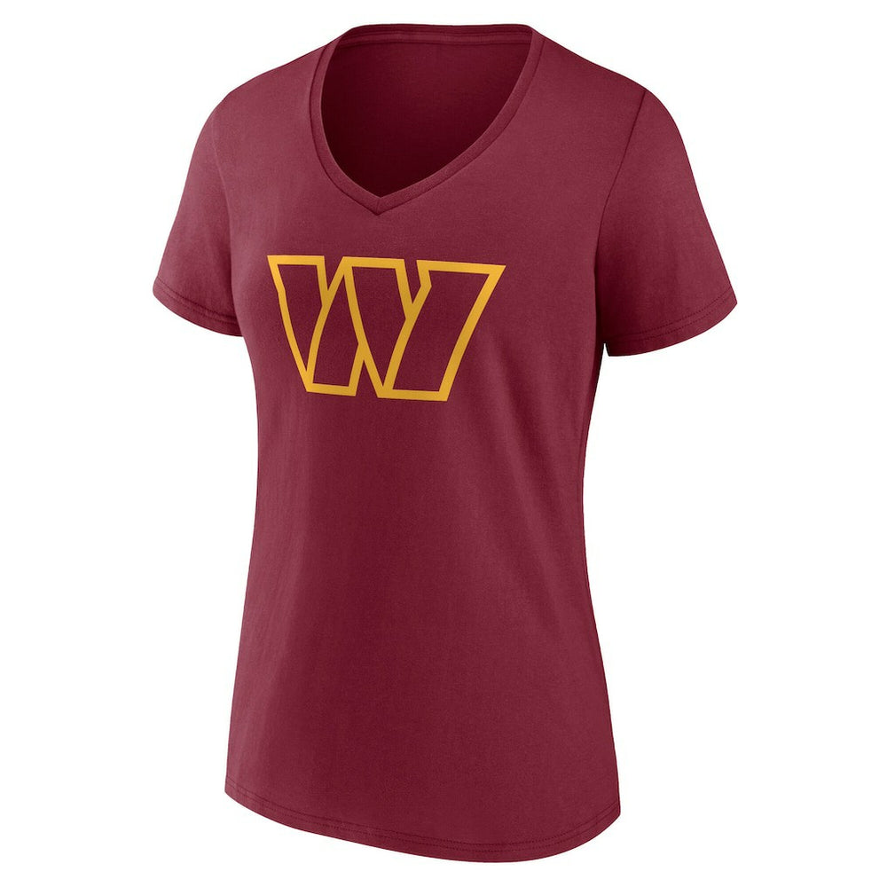 Washington Commanders Women's Team Authentic Personalized Name & Number V-Neck T-Shirt - Burgundy online