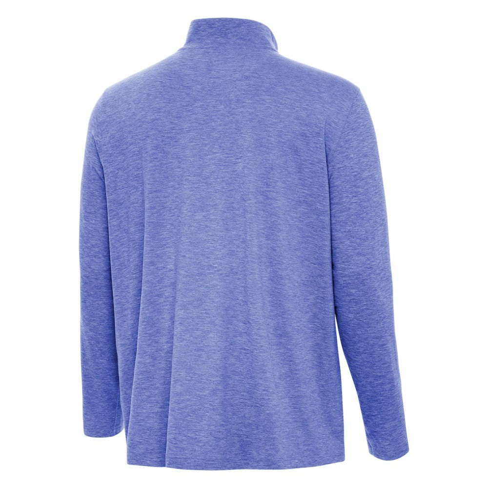 Los Angeles Dodgers Antigua 2025 World Series Champions Hunk Quarter-Zip Top Heather Royal