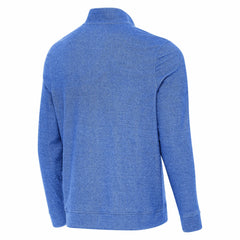 Los Angeles Dodgers Antigua 2025 World Series Champions Subtle Quarter-Zip Sweatshirt Heather Royal