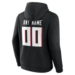 Atlanta Falcons Big & Tall Team Authentic Custom Hoodie - Black outlet