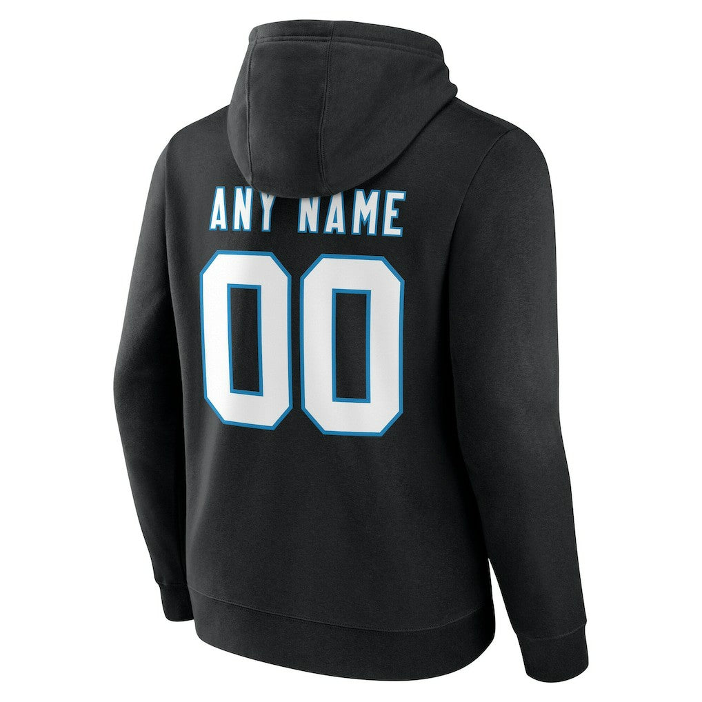 Carolina Panthers Big & Tall Team Authentic Custom Hoodie - Black online