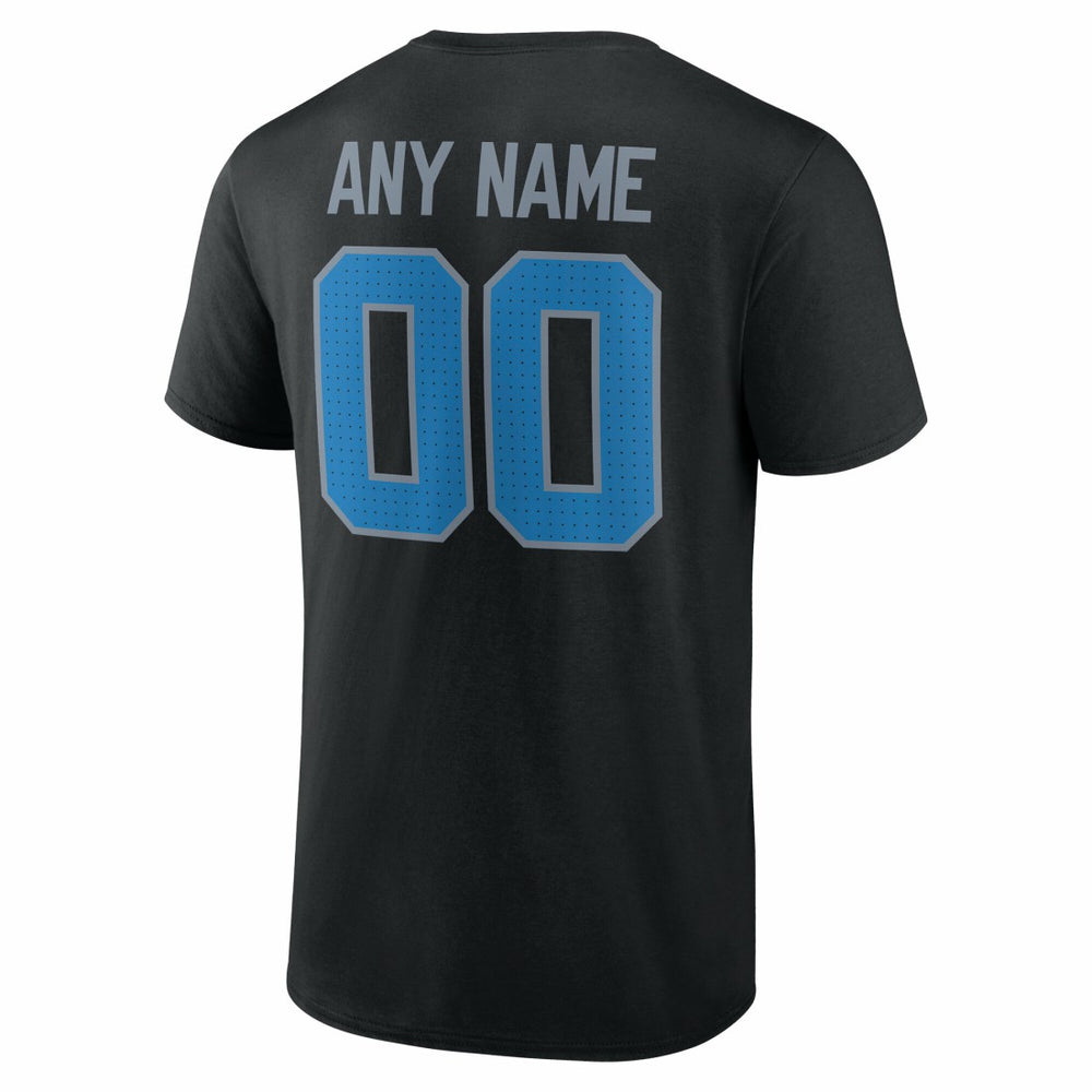 Detroit Lions Big & Tall Team Authentic Custom T-Shirt - Black sale