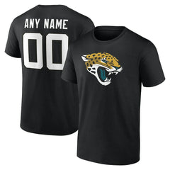 Jacksonville Jaguars Big & Tall Team Authentic Custom T-Shirt - Black on sale