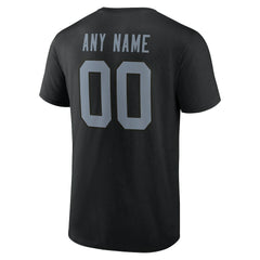 Las Vegas Raiders Big & Tall Team Authentic Custom T-Shirt - Black outlet