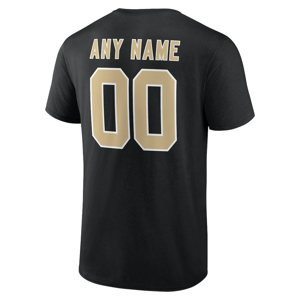 New Orleans Saints Big & Tall Team Authentic Custom T-Shirt - Black online