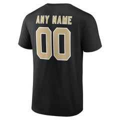 New Orleans Saints Big & Tall Team Authentic Custom T-Shirt - Black online