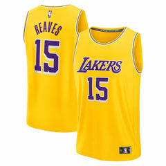 Austin Reaves Los Angeles Lakers Fast Break Replica Jersey - Gold - Icon Edition discount