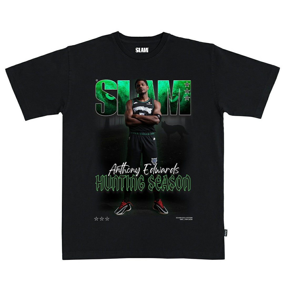 Anthony Edwards Minnesota Timberwolves SLAM Unisex Cover T-Shirt - Black discount