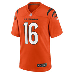 Joe Flacco Cincinnati Bengals Alternate Game Jersey - Orange cheap