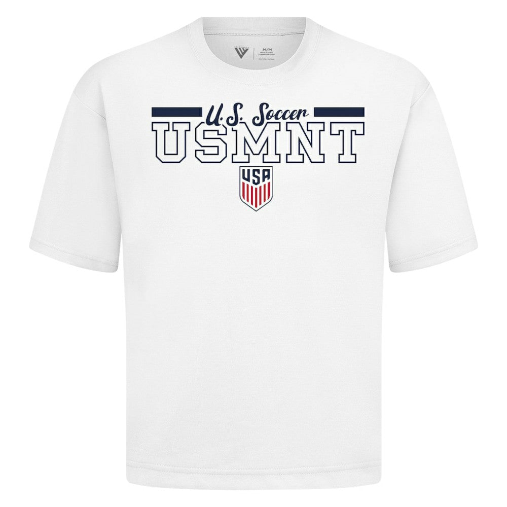 USMNT Levelwear Vanguard Luxe Signature T-Shirt - White cheap