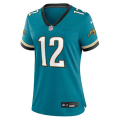 Travis Hunter Jacksonville Jaguars Women's Alternate 2 Prowler Throwback Game Jersey - Teal on sale