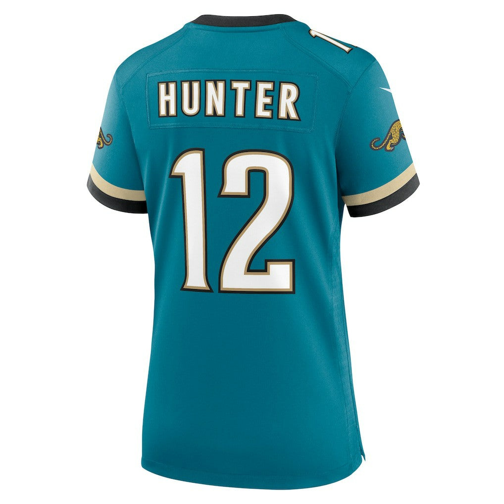 Travis Hunter Jacksonville Jaguars Women's Alternate 2 Prowler Throwback Game Jersey - Teal on sale