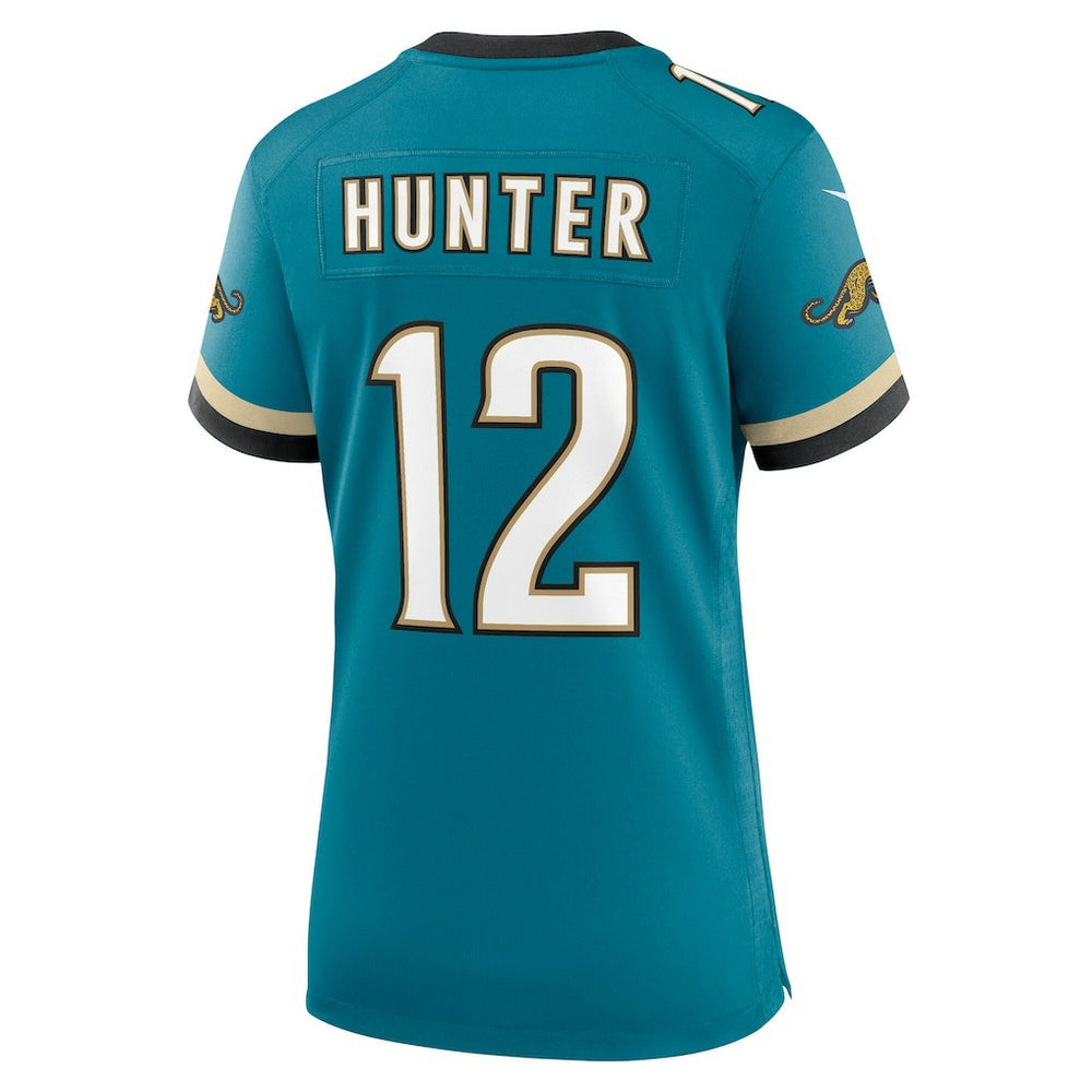 Travis Hunter Jacksonville Jaguars Women's Alternate 2 Prowler Throwback Game Jersey - Teal on sale