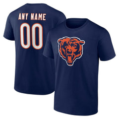 Chicago Bears Big & Tall Team Authentic Custom T-Shirt - Navy cheap