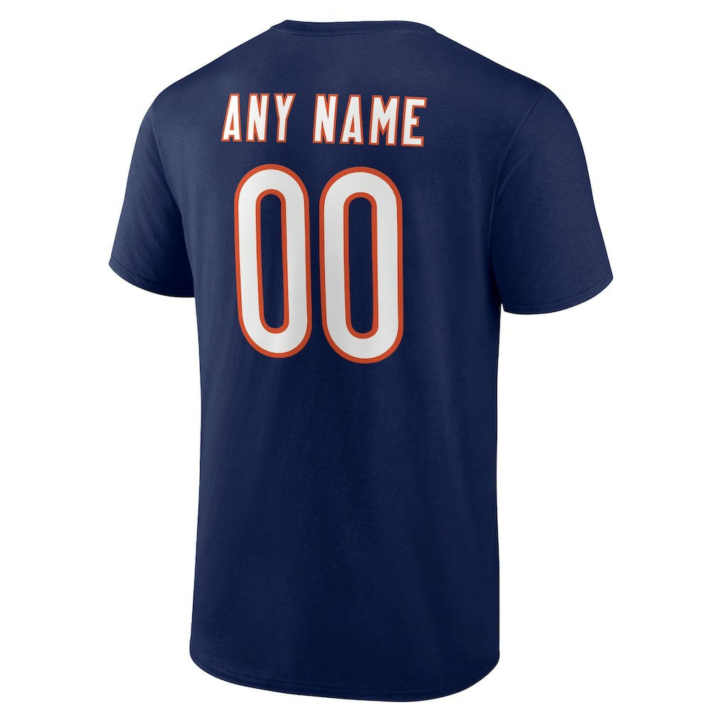 Chicago Bears Big & Tall Team Authentic Custom T-Shirt - Navy cheap