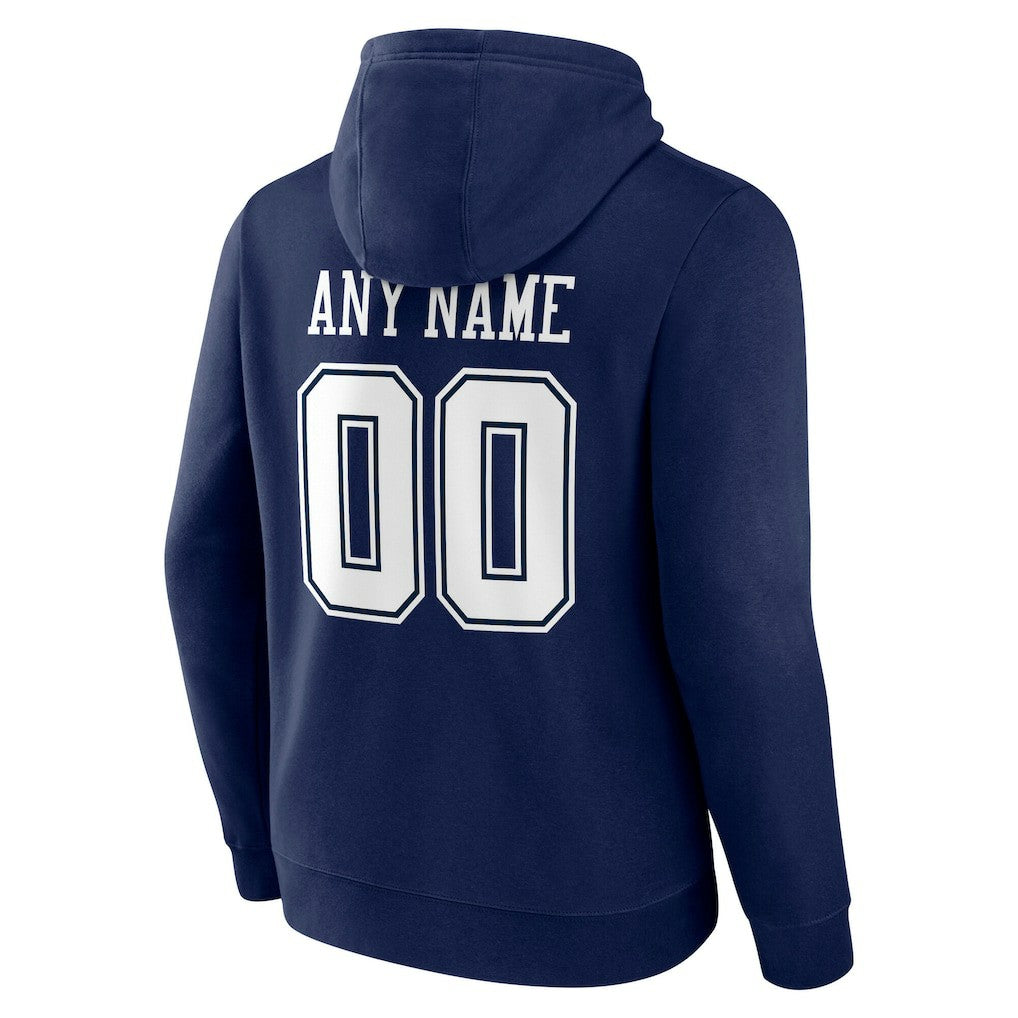 Dallas Cowboys Big & Tall Team Authentic Custom Hoodie - Navy for sale