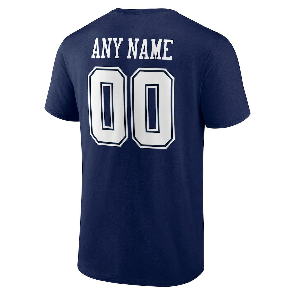 Dallas Cowboys Big & Tall Team Authentic Custom T-Shirt - Navy cheap