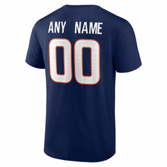 Denver Broncos Big & Tall Team Authentic Custom T-Shirt - Navy for sale