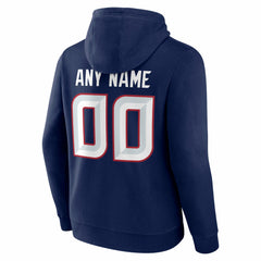 Houston Texans Big & Tall Team Authentic Custom Hoodie - Navy cheap