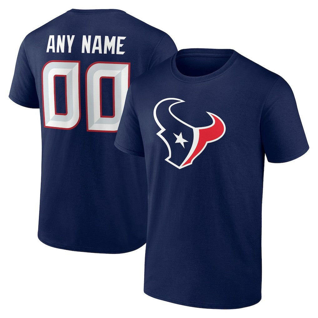 Houston Texans Big & Tall Team Authentic Custom T-Shirt - Navy online