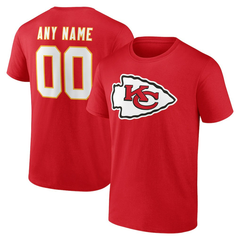 Kansas City Chiefs Big & Tall Team Authentic Custom T-Shirt - Red online