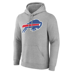Buffalo Bills Big & Tall Team Authentic Custom Hoodie - Gray sale