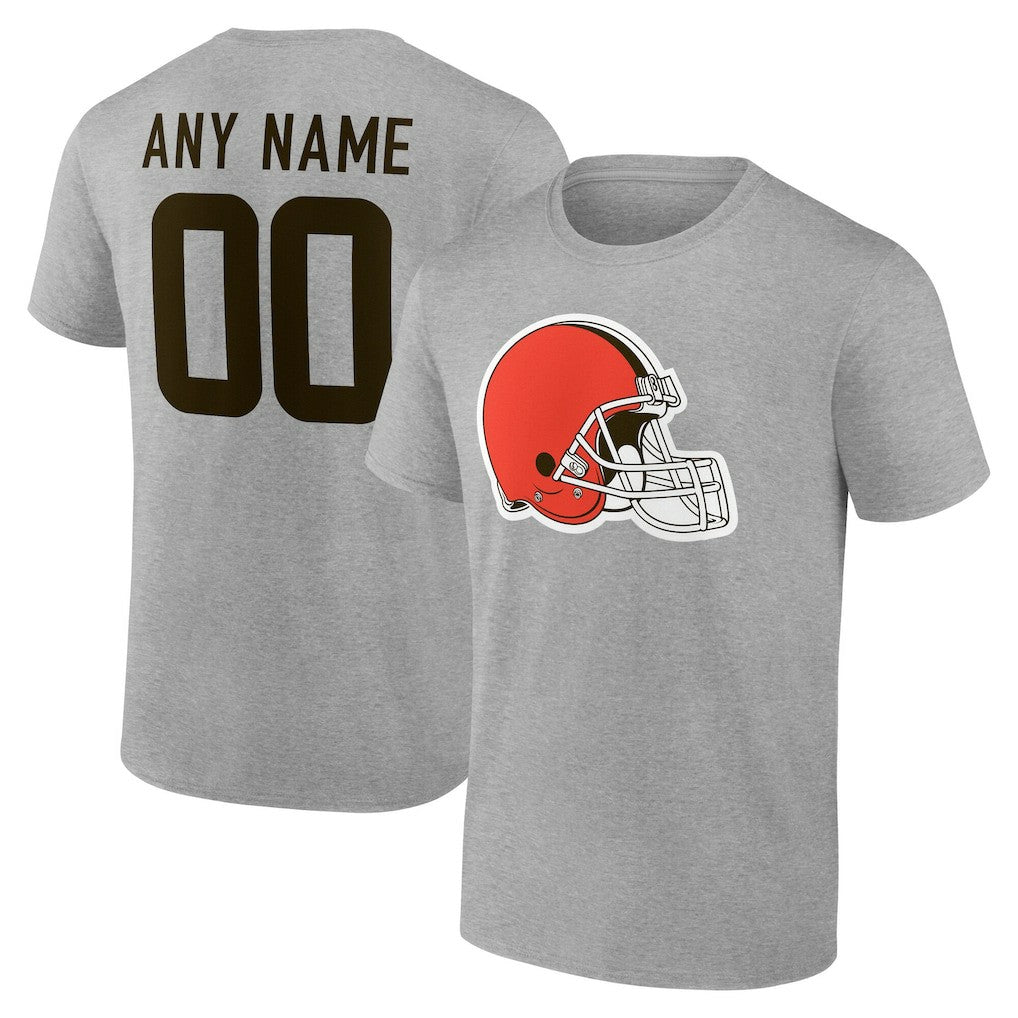 Cleveland Browns Big & Tall Team Authentic Custom T-Shirt - Gray online