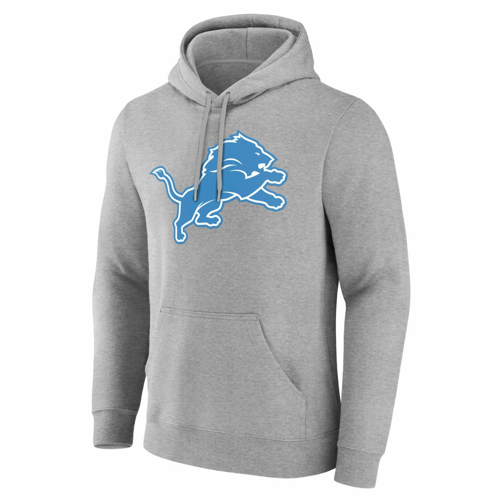 Detroit Lions Big & Tall Team Authentic Custom Hoodie - Gray discount