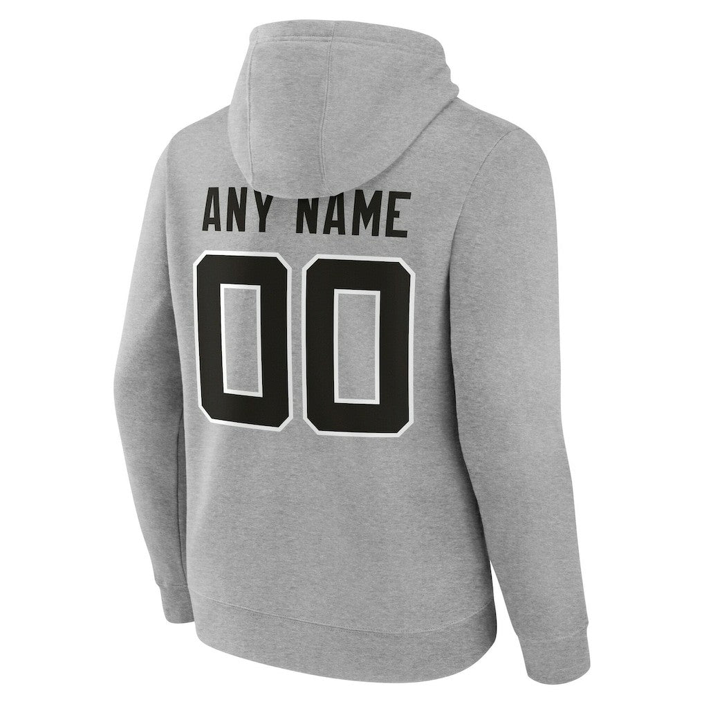 Jacksonville Jaguars Big & Tall Team Authentic Custom Hoodie - Gray on sale