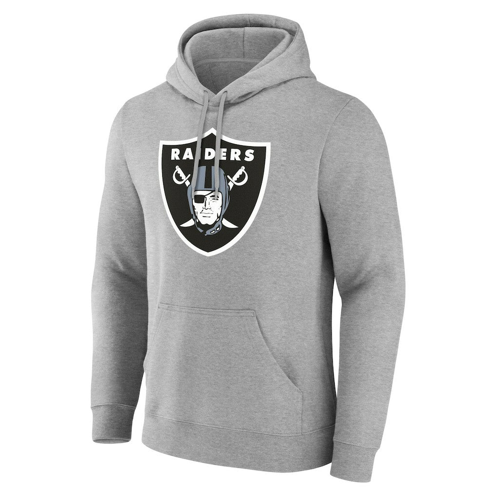 Las Vegas Raiders Big & Tall Team Authentic Custom Hoodie - Gray cheap