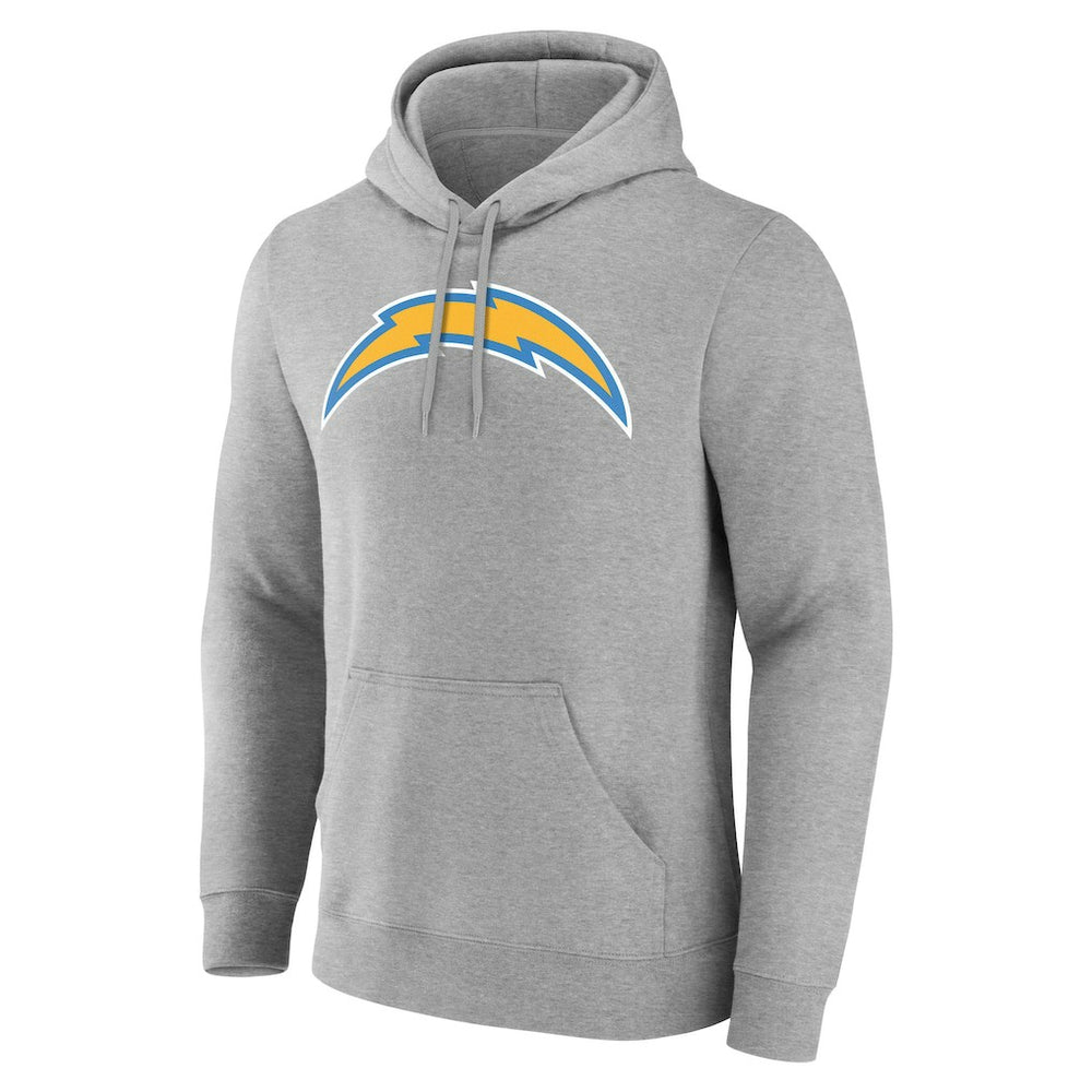 Los Angeles Chargers Big & Tall Team Authentic Custom Hoodie - Gray for sale