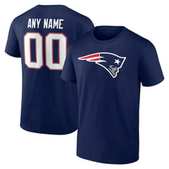 New England Patriots Big & Tall Team Authentic Custom T-Shirt - Navy discount