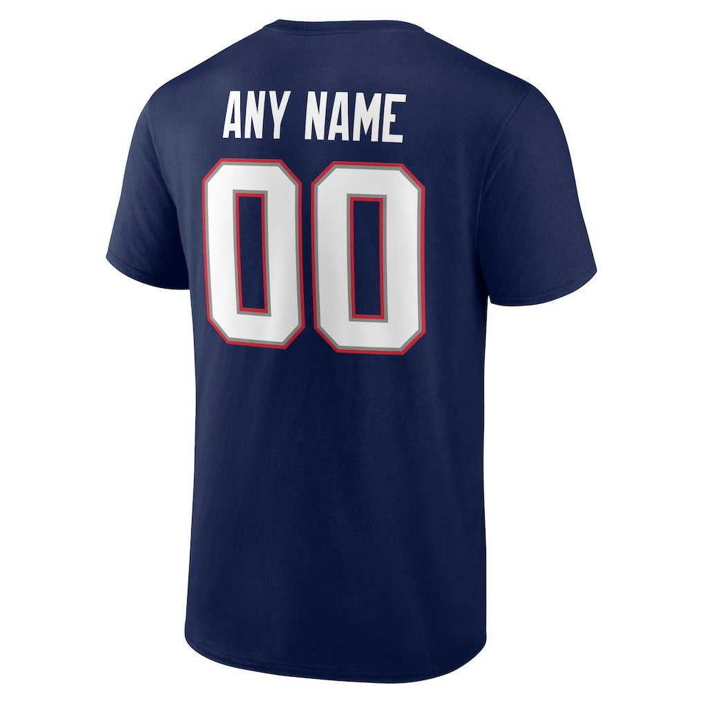 New England Patriots Big & Tall Team Authentic Custom T-Shirt - Navy discount