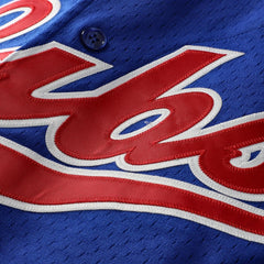 Ryne Sandberg Chicago Cubs Cooperstown Collection 1996 Mesh Batting Practice Button-Up Jersey Royal