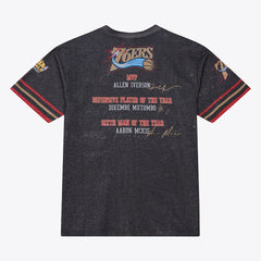 Philadelphia 76ers Hardwood Classics Originals Collection 2000-2001 Team Roster T-Shirt - Black for sale