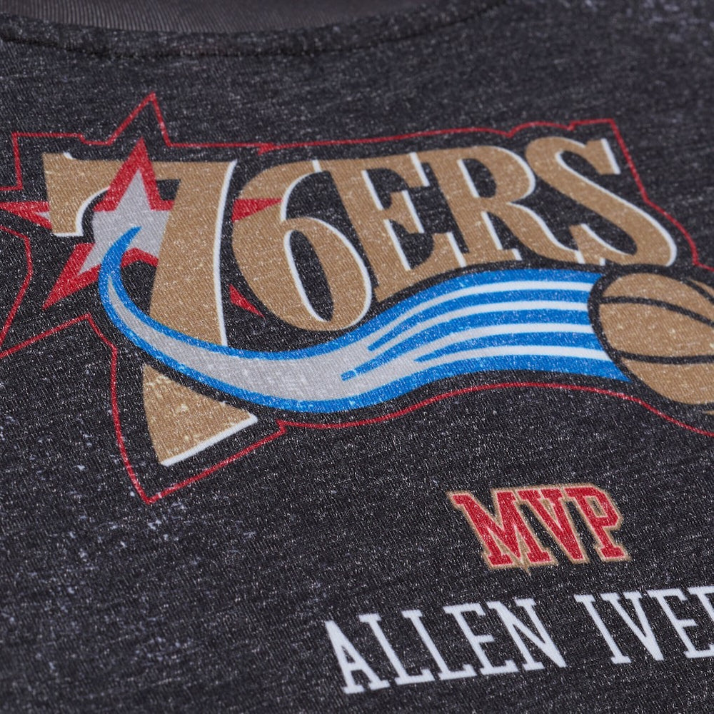 Philadelphia 76ers Hardwood Classics Originals Collection 2000-2001 Team Roster T-Shirt - Black for sale