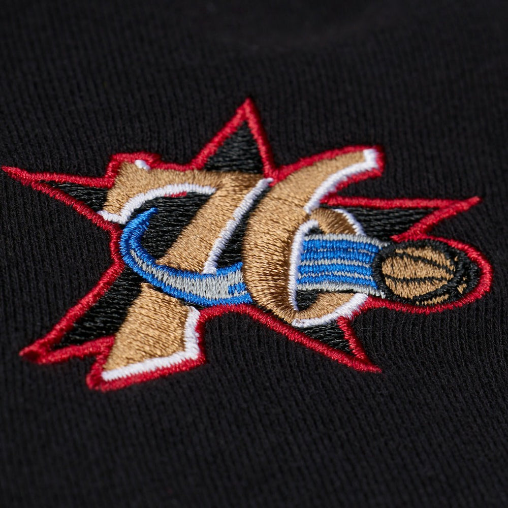 Philadelphia 76ers Hardwood Classics Originals Collection 2000-2001 Team Roster Fleece Hoodie - Black for sale