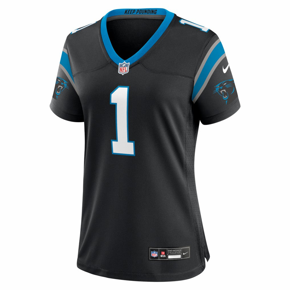 Cam Newton Carolina Panthers Women's Team Retired Game Jersey - Black online