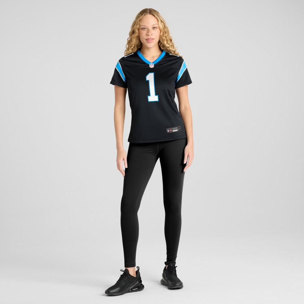 Cam Newton Carolina Panthers Women's Team Retired Game Jersey - Black online