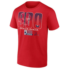 Alexander Ovechkin Washington Capitals 900th Career Goal T-Shirt - Red T-shirts