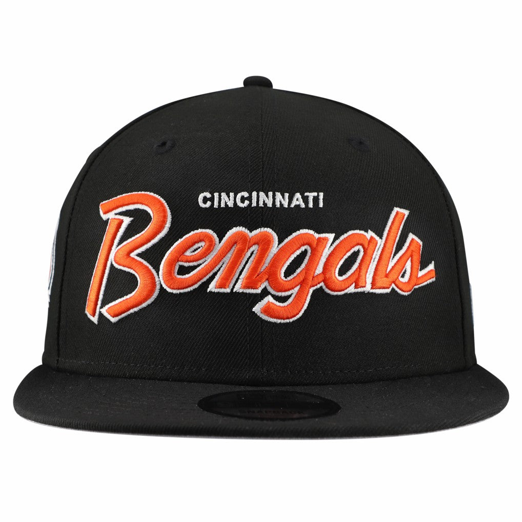 Cincinnati Bengals New Era Main Script 9FIFTY Snapback Hat - Kelly Green on sale