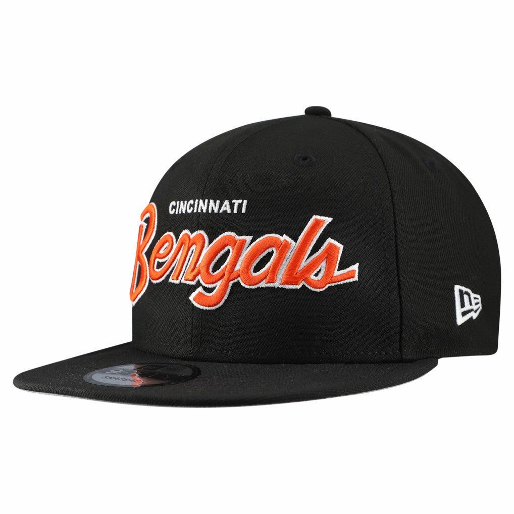 Cincinnati Bengals New Era Main Script 9FIFTY Snapback Hat - Kelly Green on sale