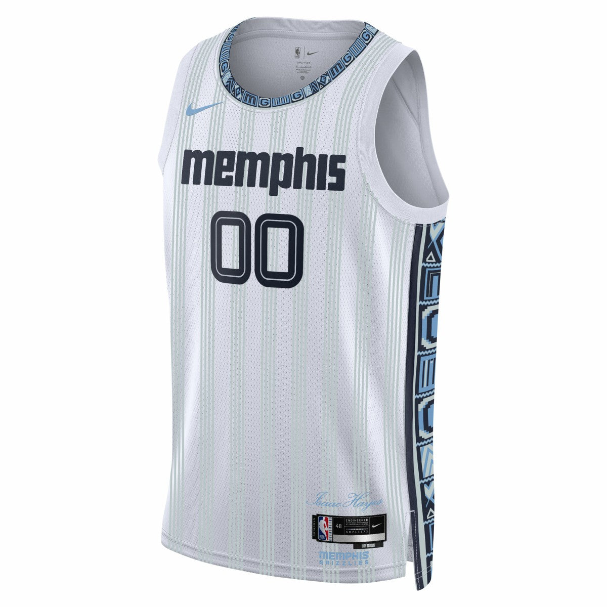 Memphis Grizzlies Unisex 2025/26 City Edition Swingman Custom Jersey - White cheap