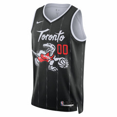 Toronto Raptors Unisex 2025/26 City Edition Swingman Custom Jersey - Black discount