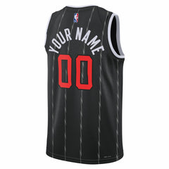 Toronto Raptors Unisex 2025/26 City Edition Swingman Custom Jersey - Black discount